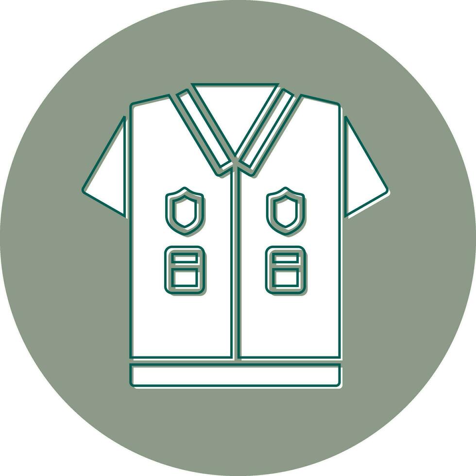 Police Uniform Vector Icon