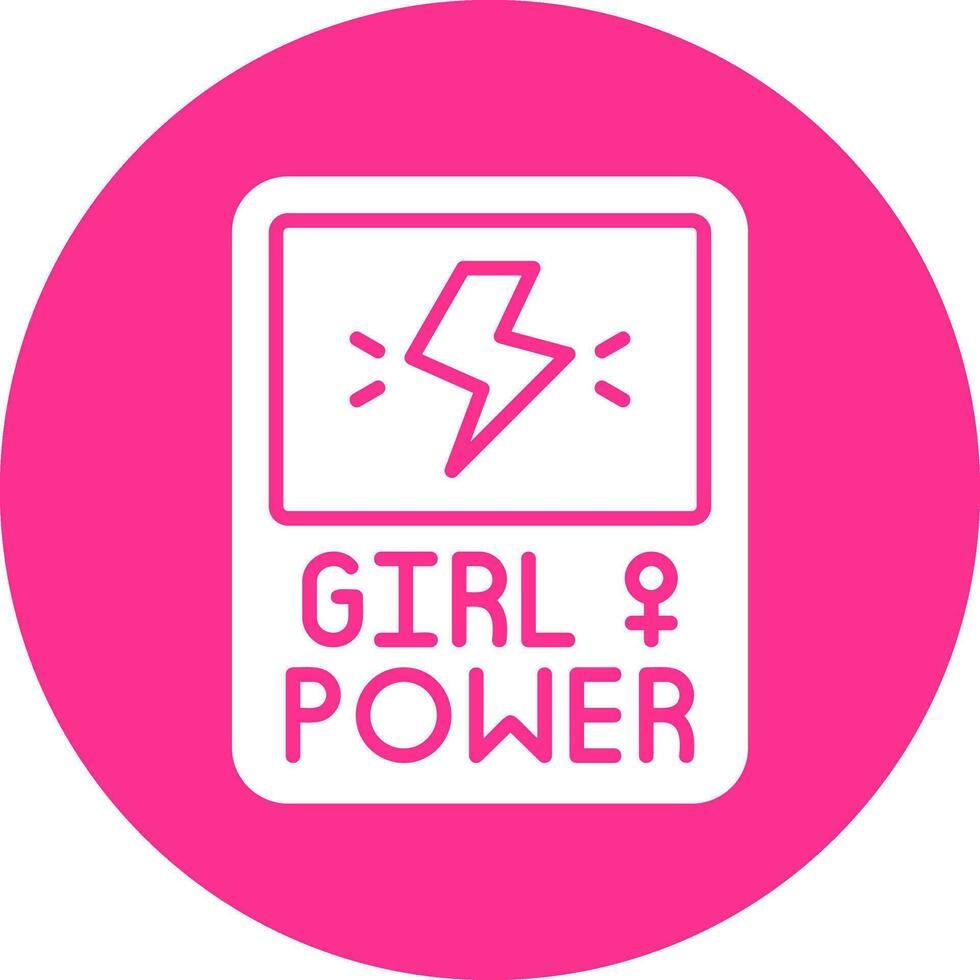 Girl Power Vector Icon