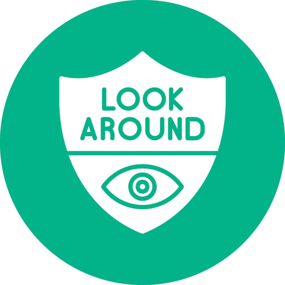 Look Around Vector Icon