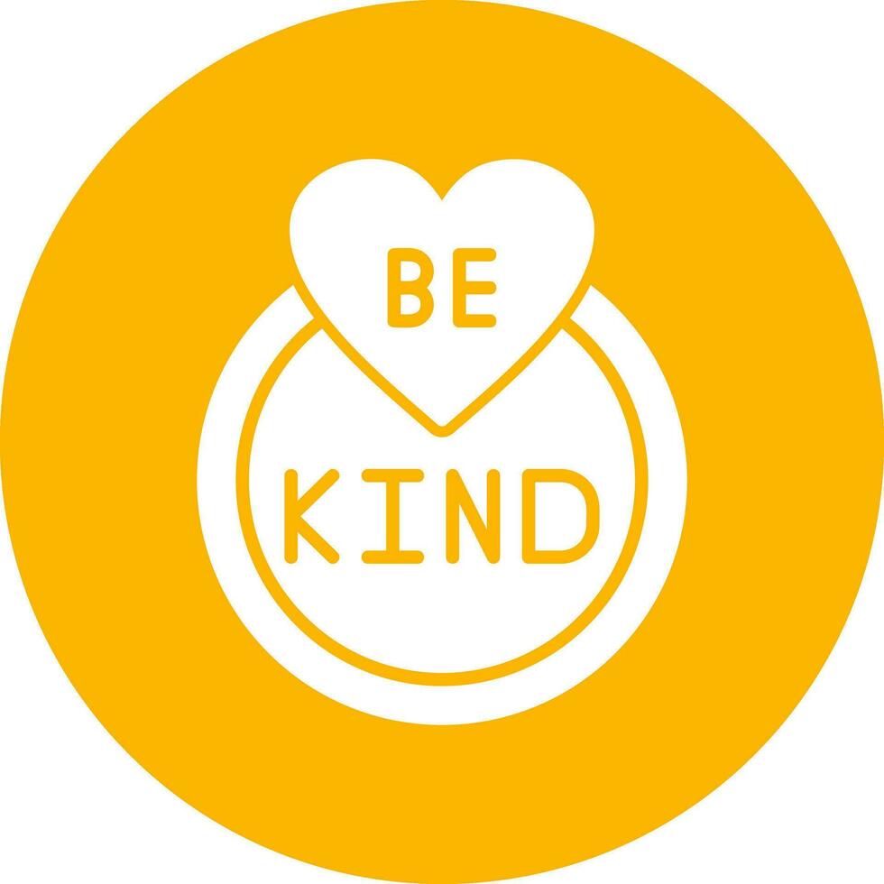 Be Kind Vector Icon