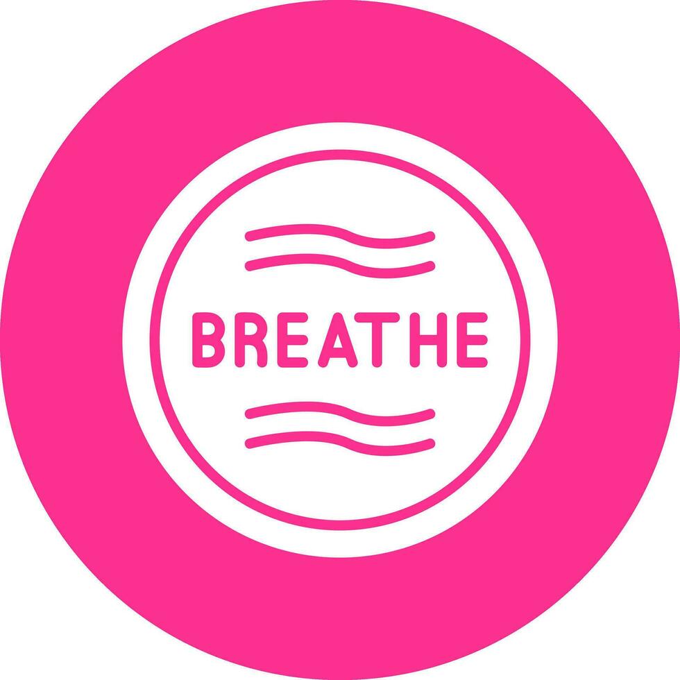 Breathe Vector Icon