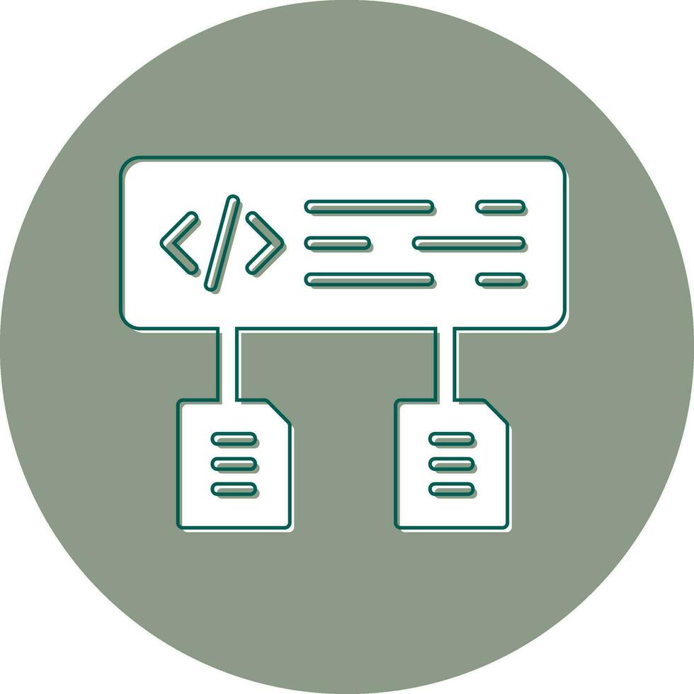 Data Flow Vector Icon