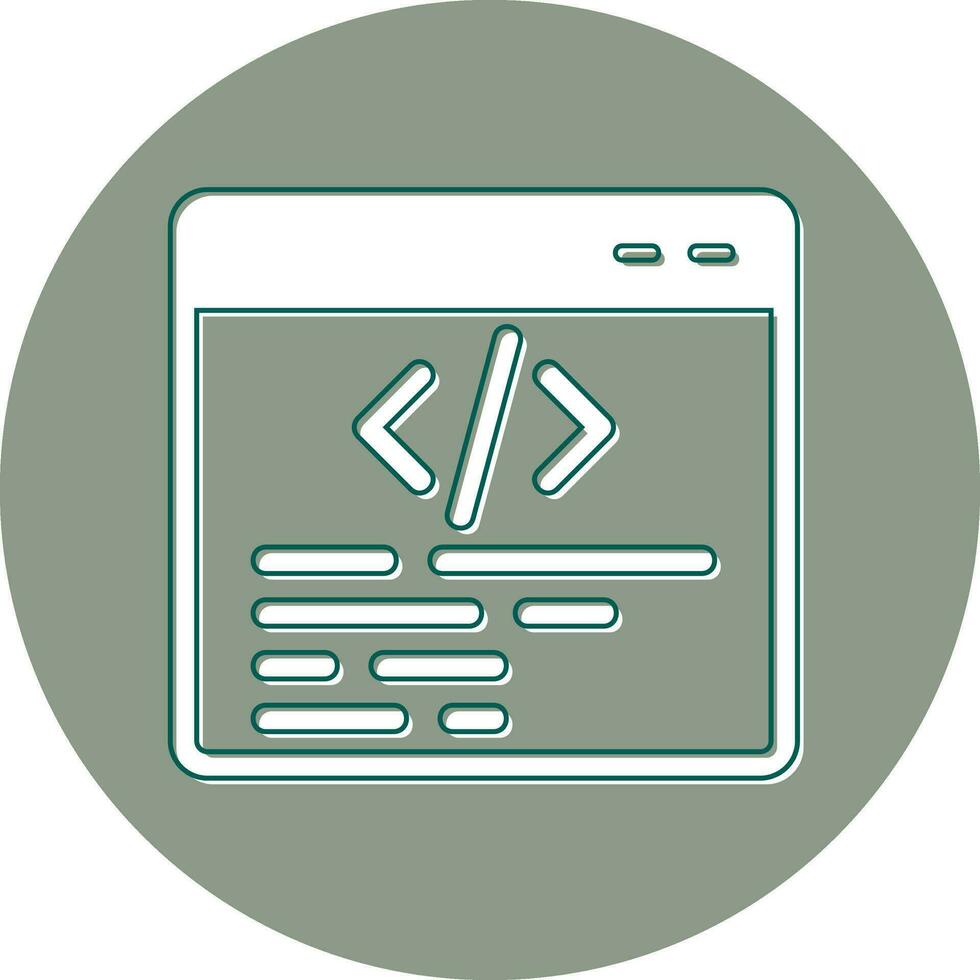 Web Programming Vector Icon