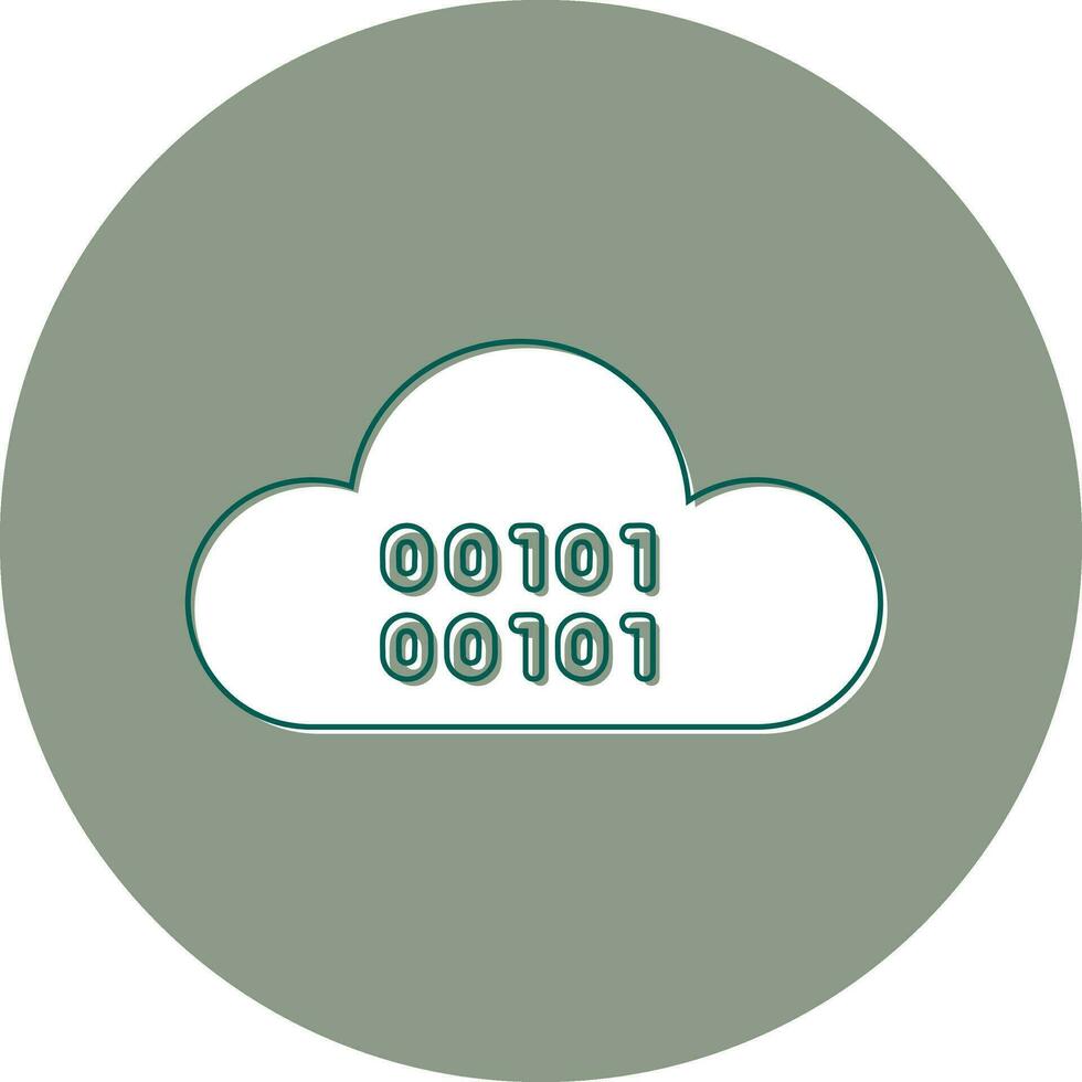 Cloud Coding Vector Icon