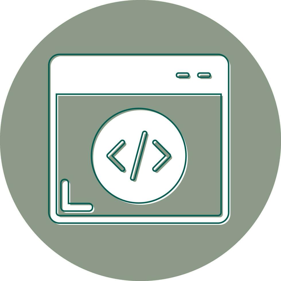 Web Programming Vector Icon