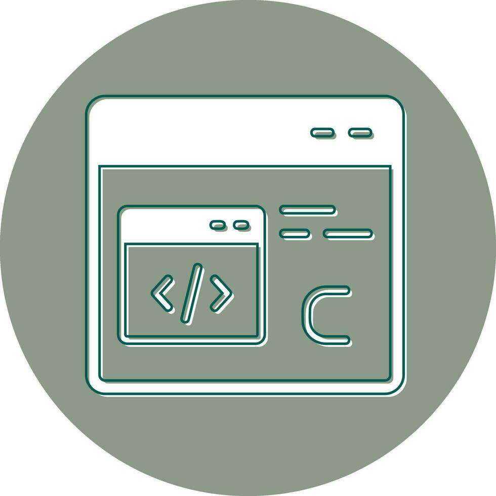 Computer Languages Vector Icon