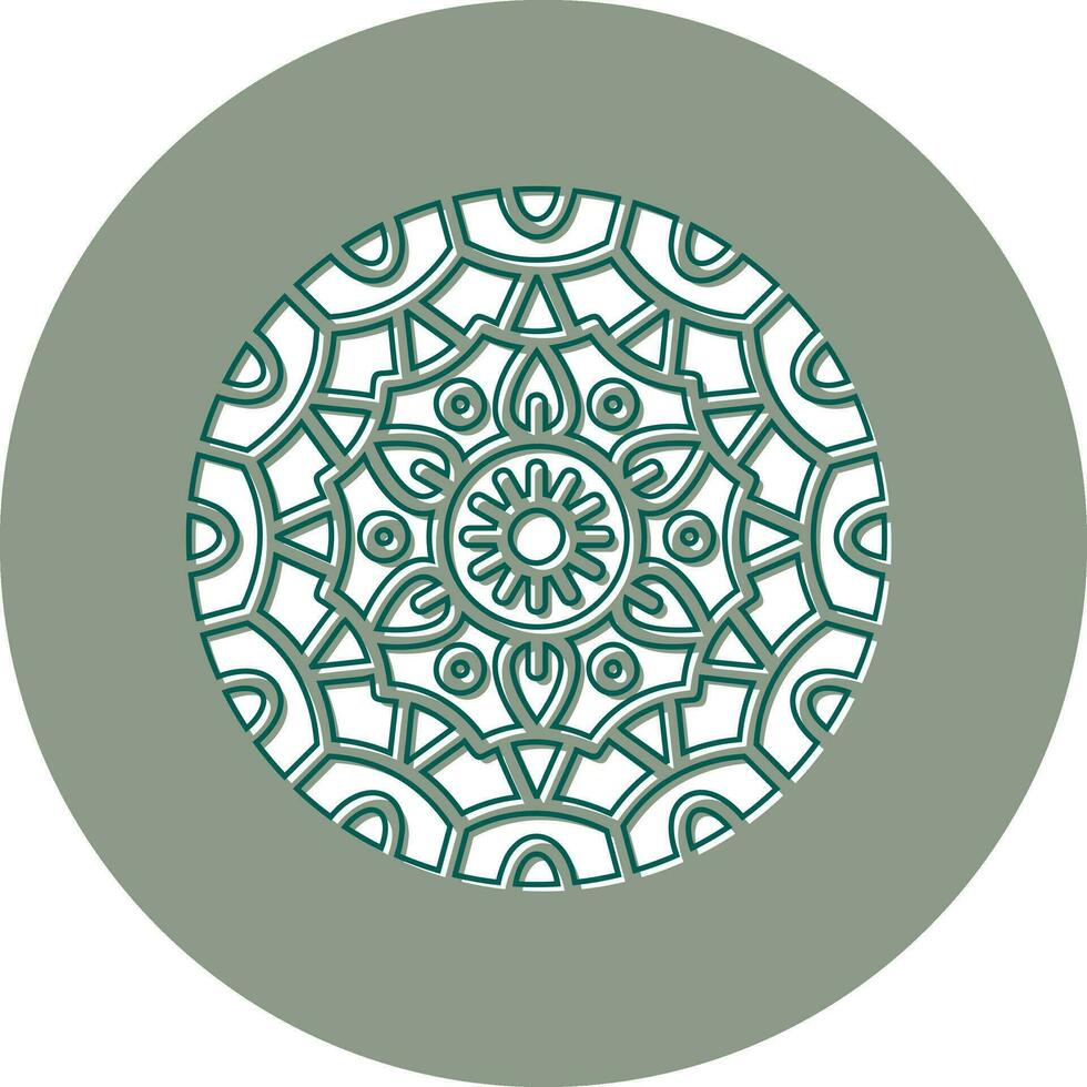 icono de vector de mandala