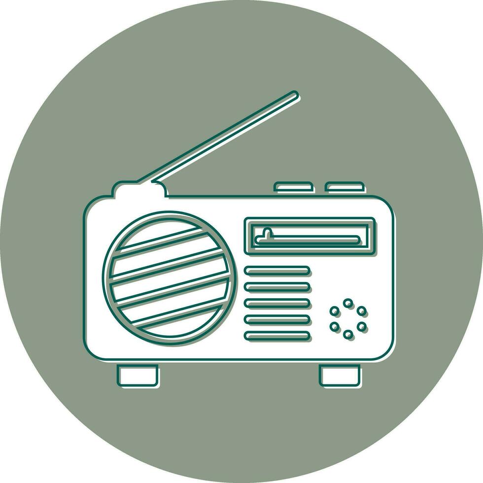 Radio Vector Icon