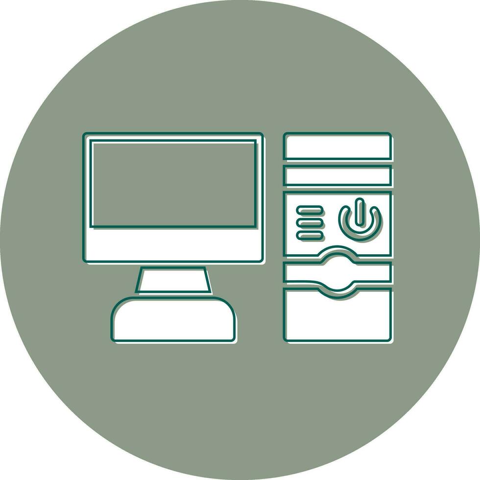 Computer Vector Icon