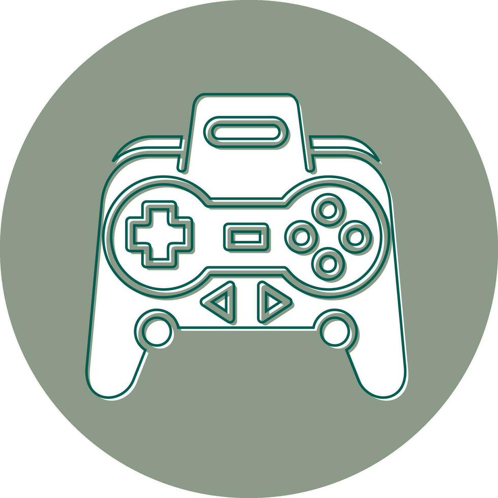 icono de vector de controlador de juego