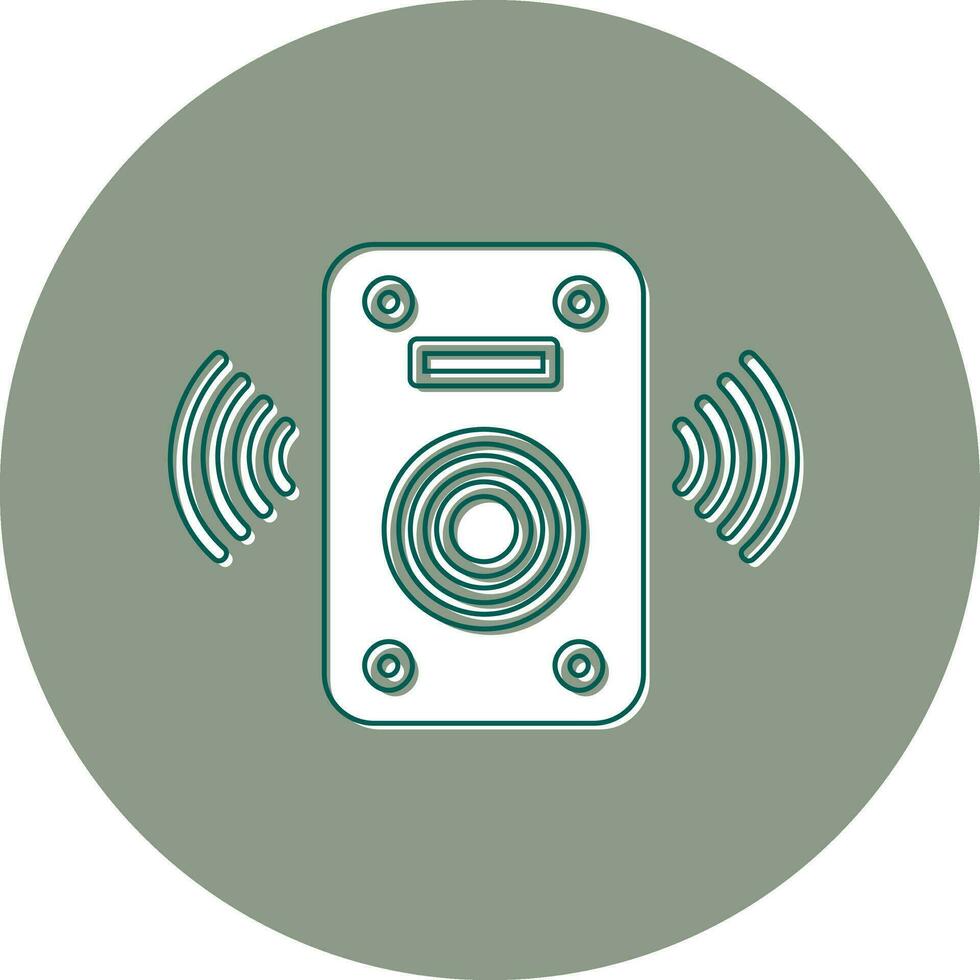 icono de vector de altavoz