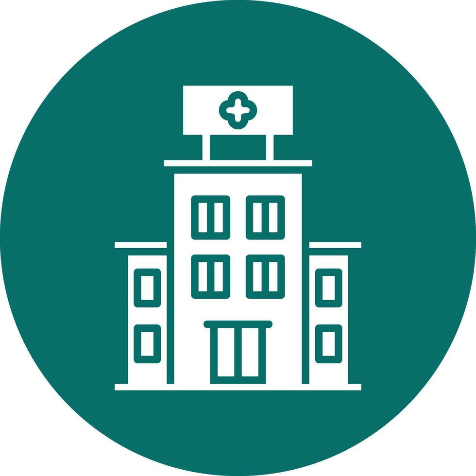 Hospital Building Vector Icon