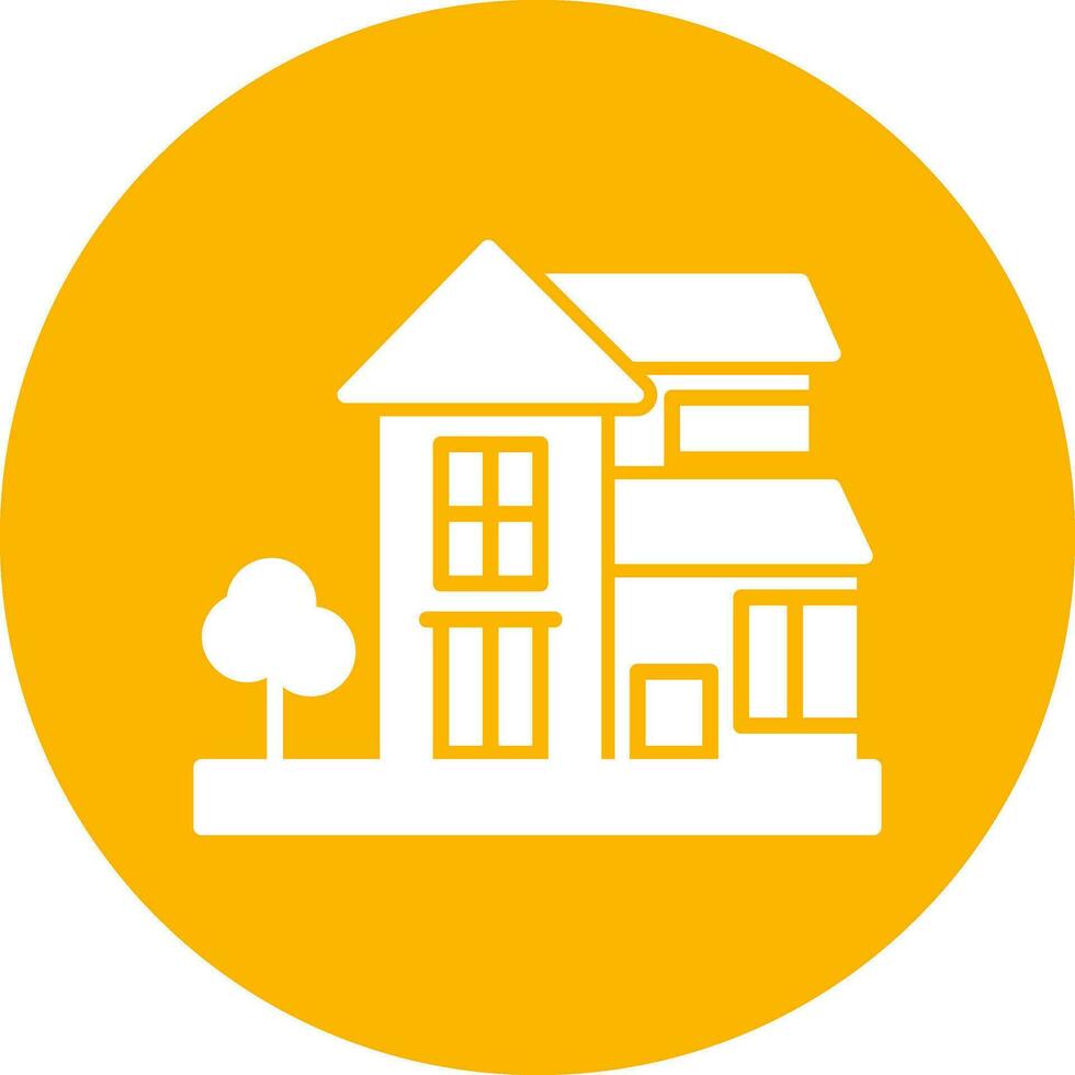 Villa Vector Icon