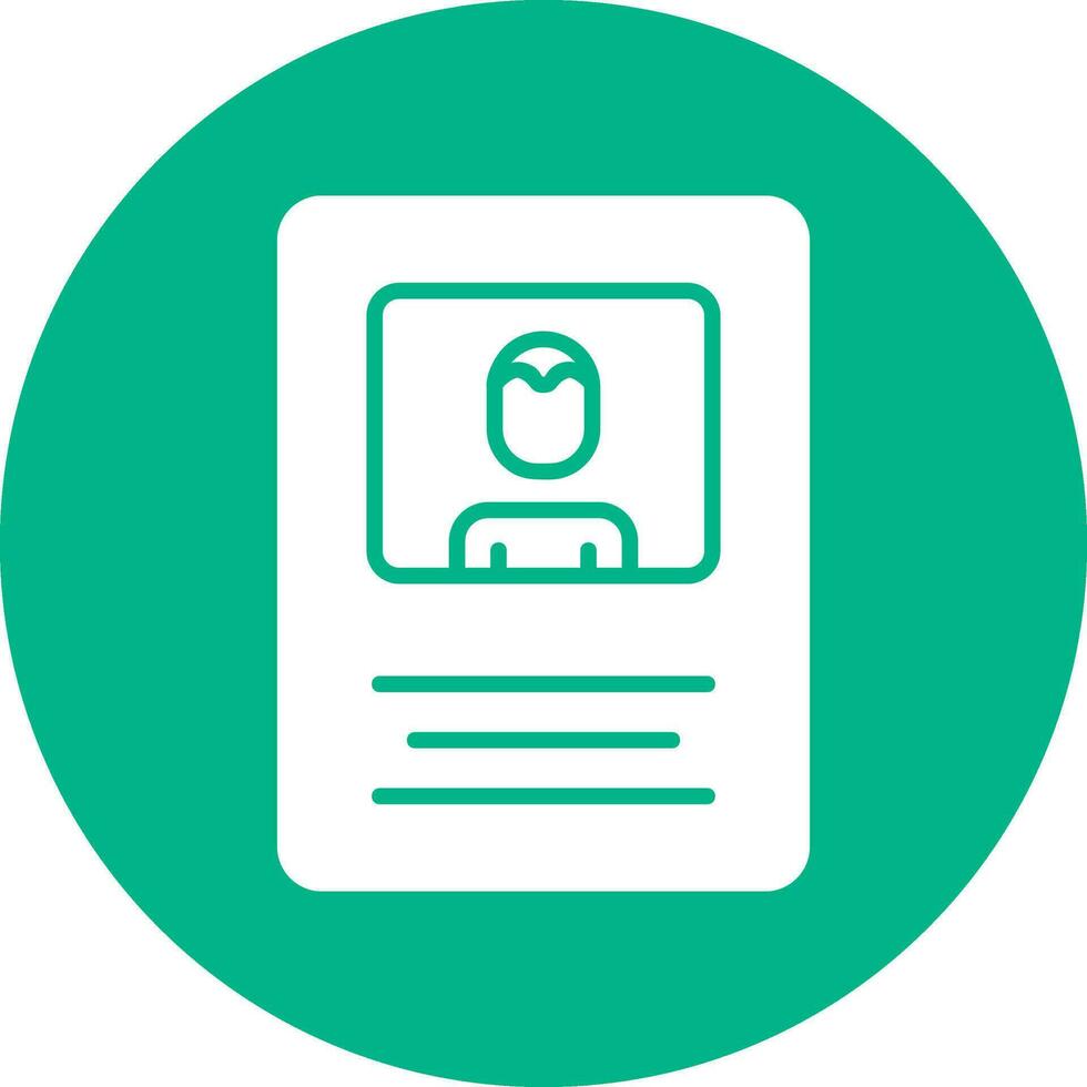 Name Tag Vector Icon