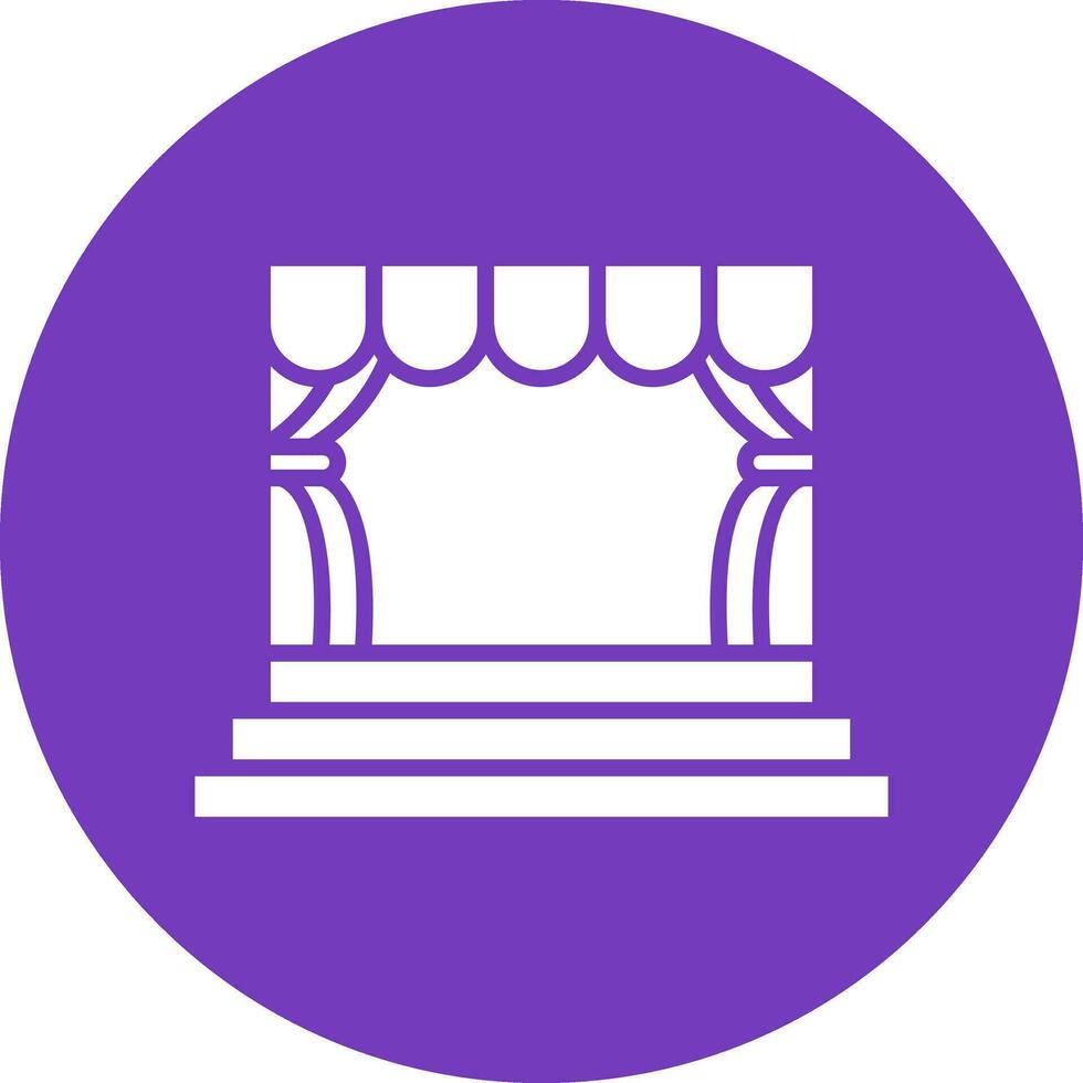Stage Vector Icon