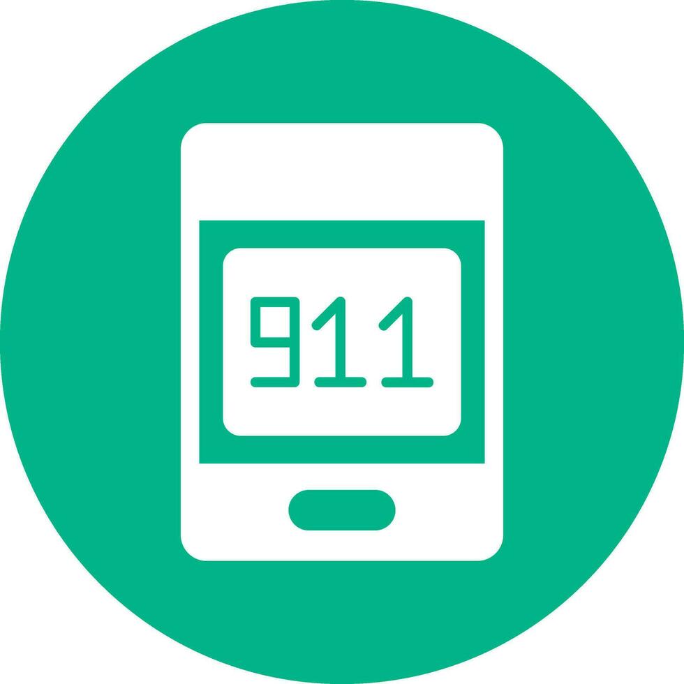 911 Call Vector Icon