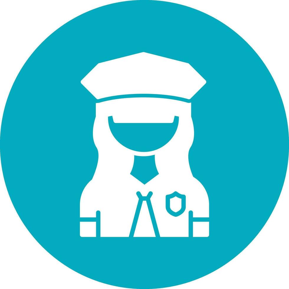 Policewoman Vector Icon