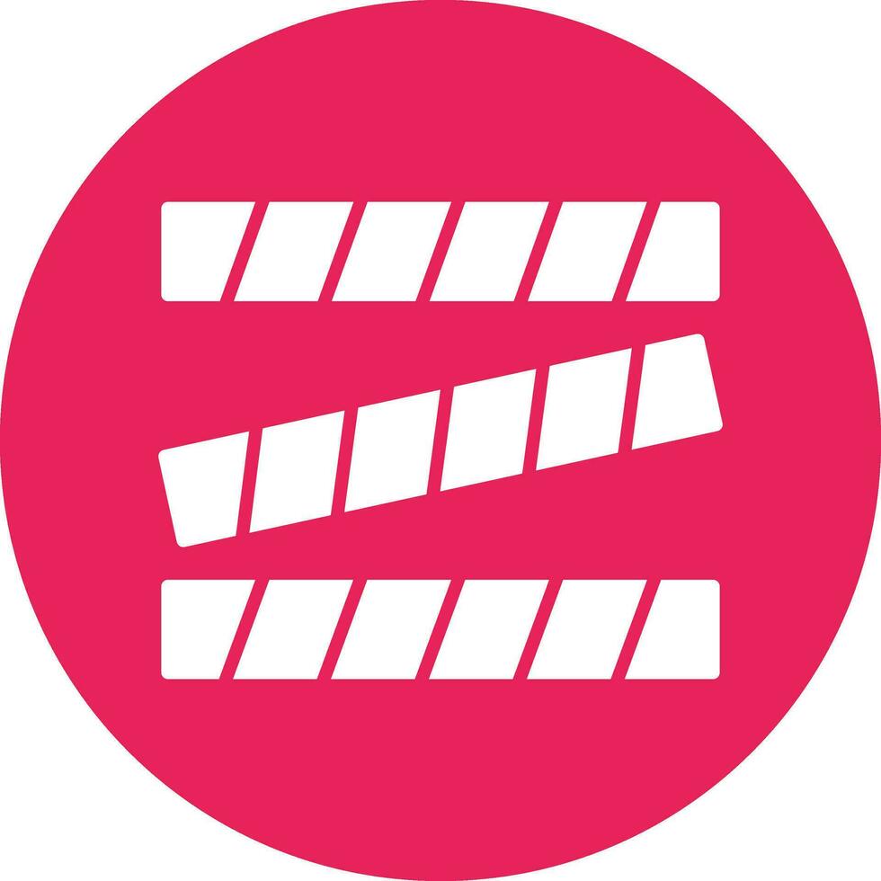 Police Line Vector Icon