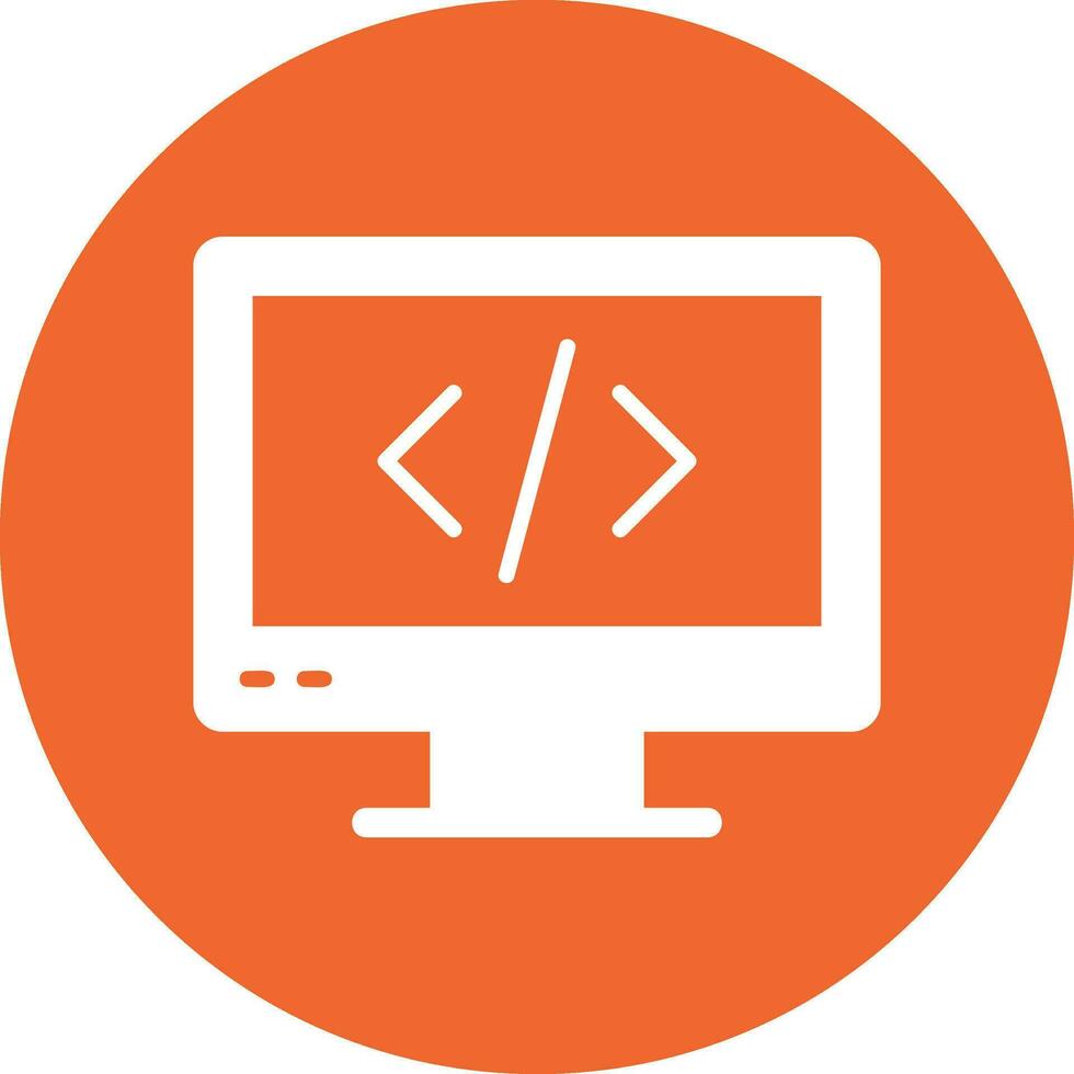 icono de vector de codificación web