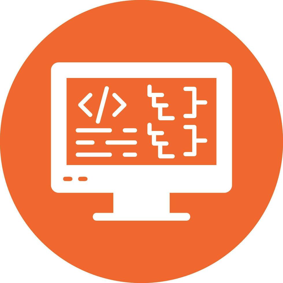 Computer Vector Icon