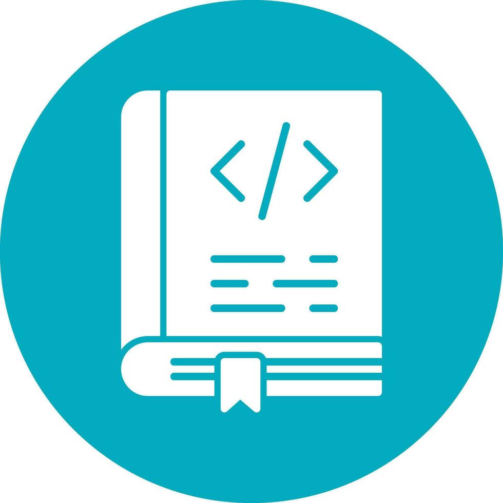 Coding Book Vector Icon