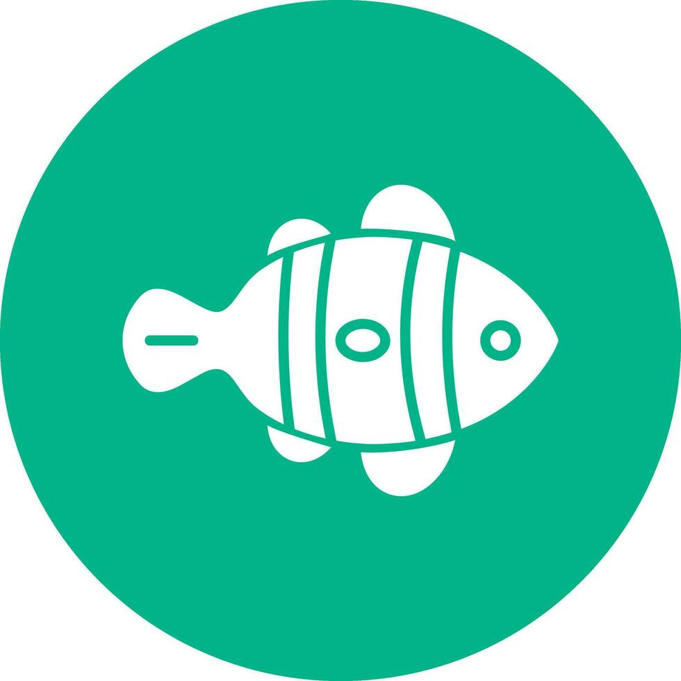 Clown Fish Vector Icon