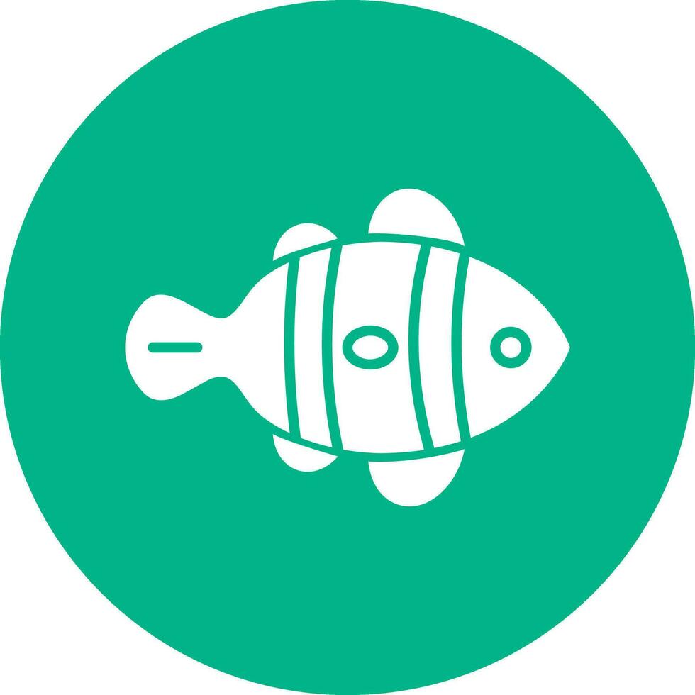 Clown Fish Vector Icon