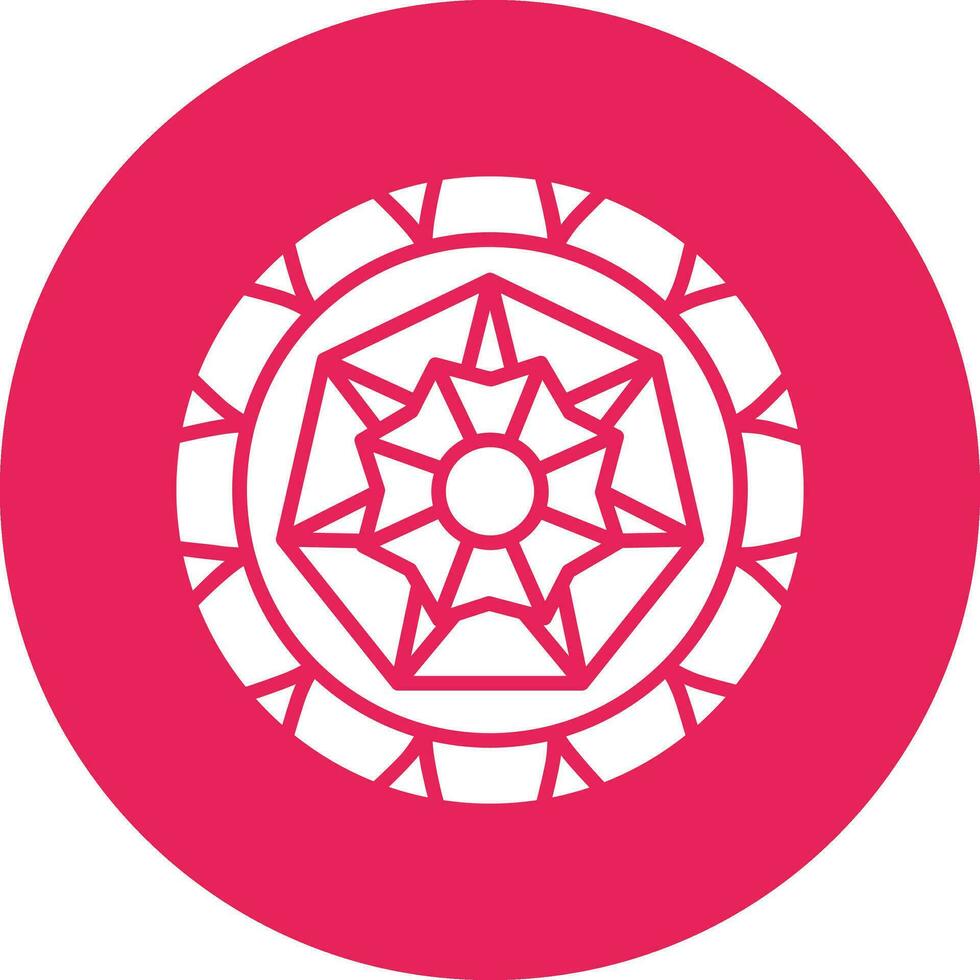 icono de vector de mandala