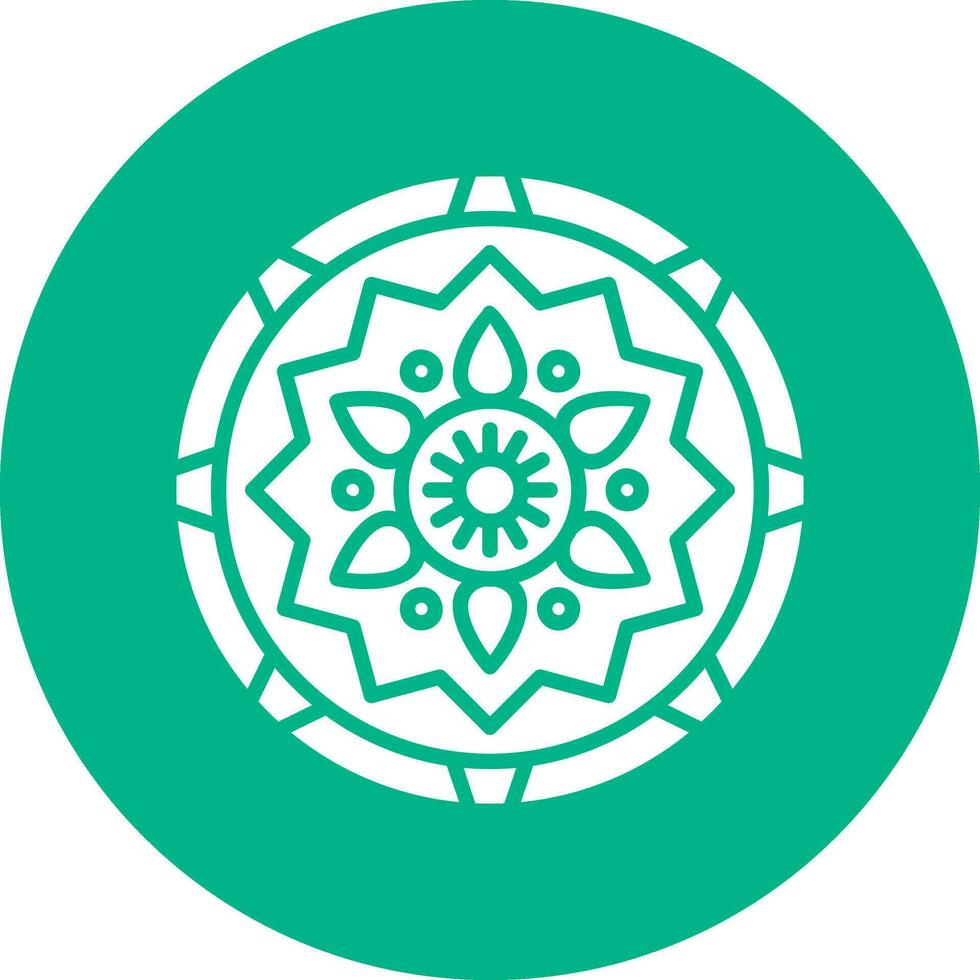 icono de vector de mandala