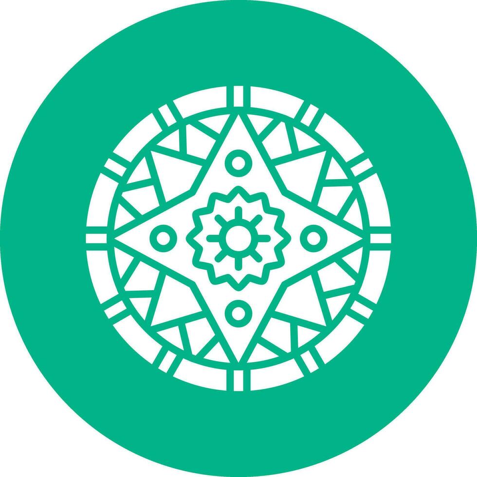 icono de vector de mandala