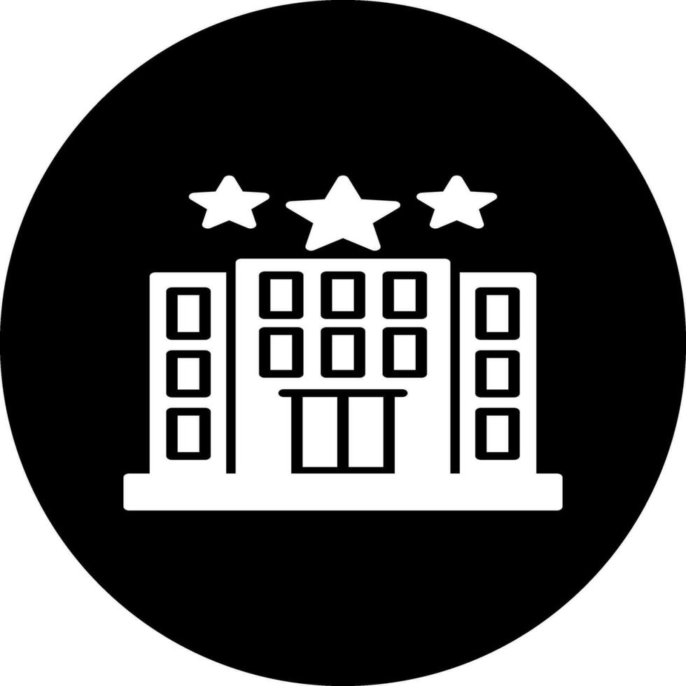 icono de vector de hotel