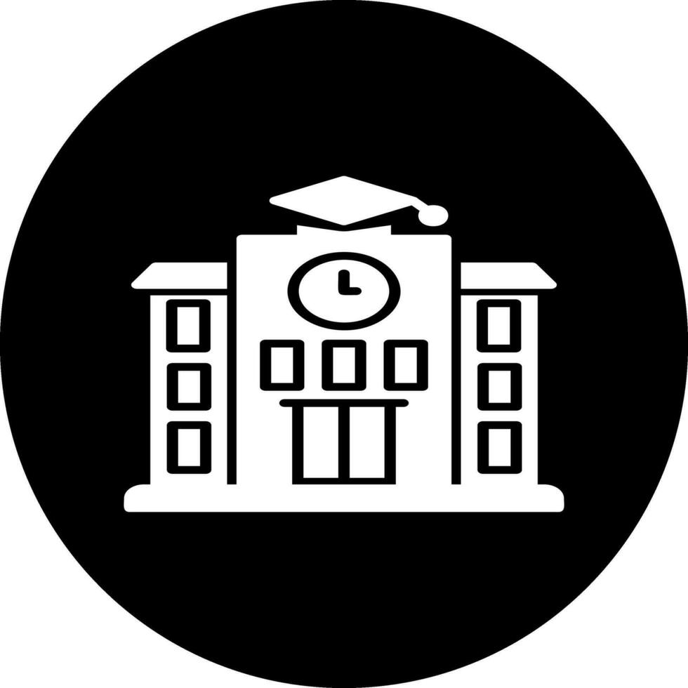 icono de vector de universidad