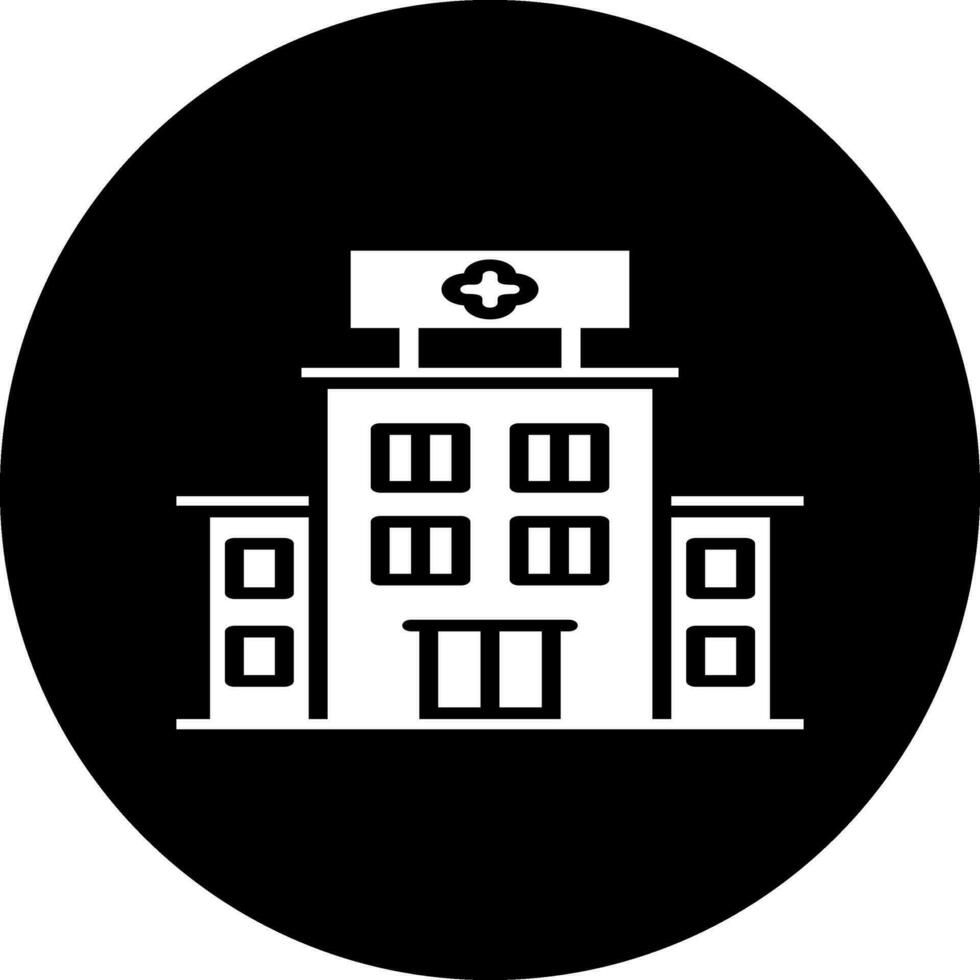 Hospital Building Vector Icon