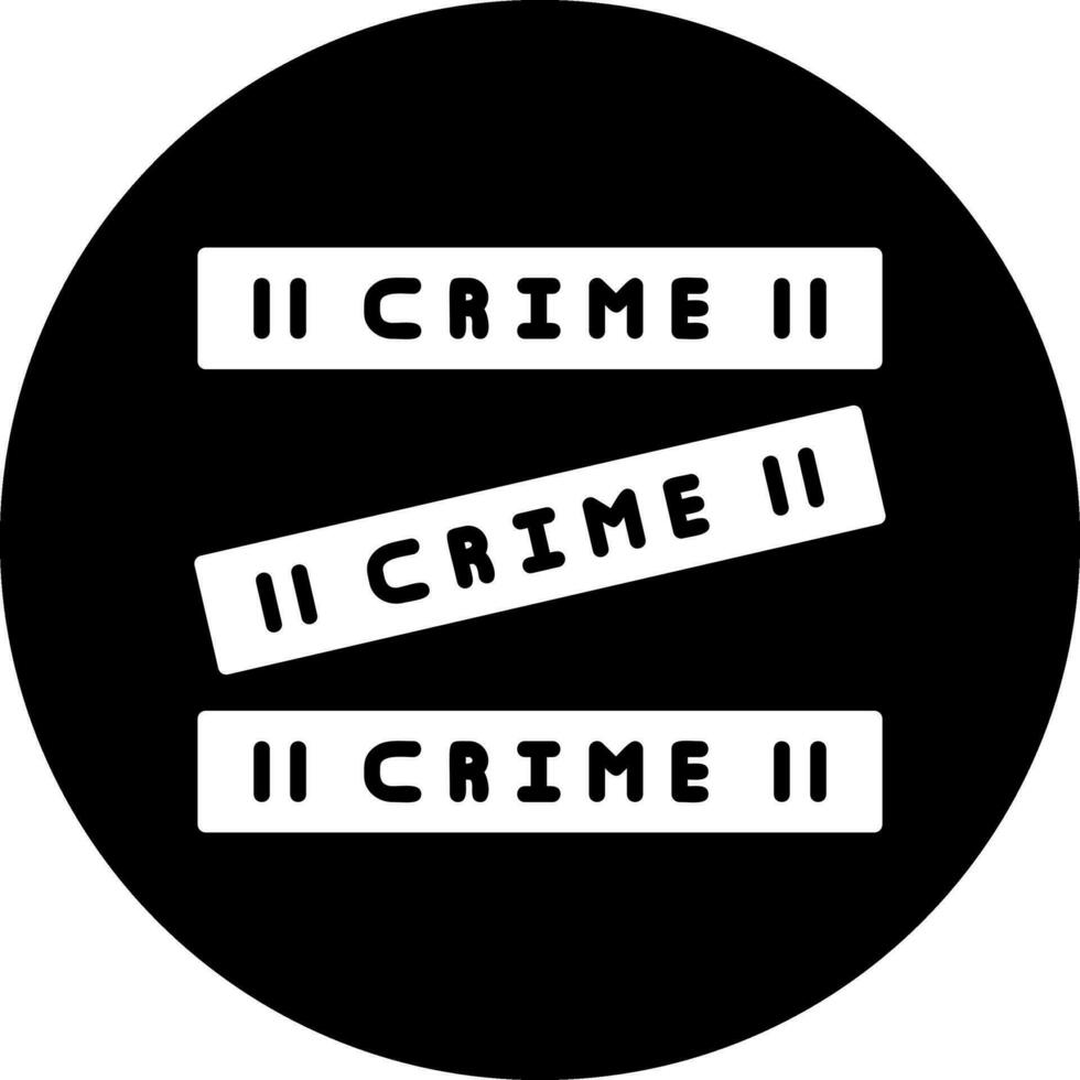Crime Scene Vector Icon