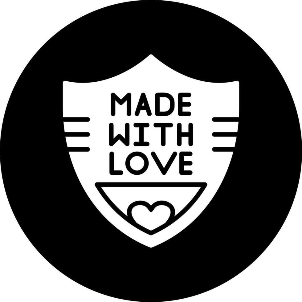 Made With Love Vector Icon