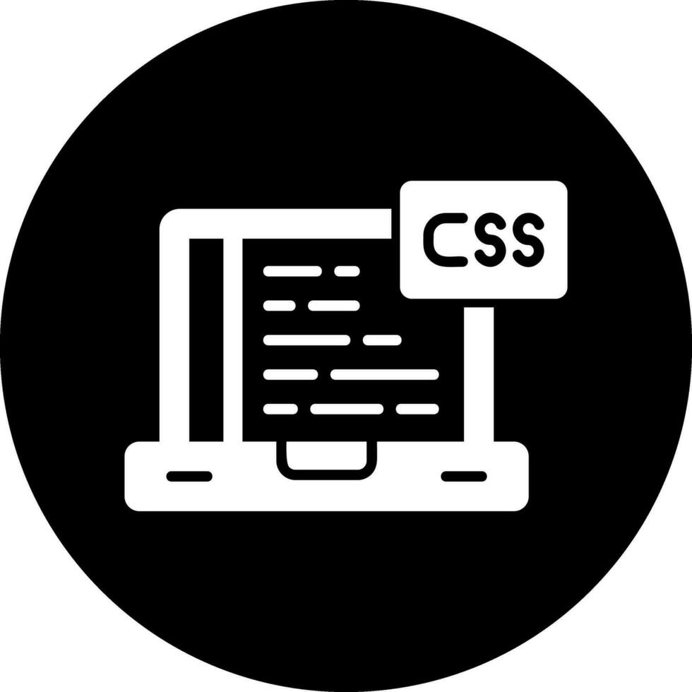 icono de vector de css