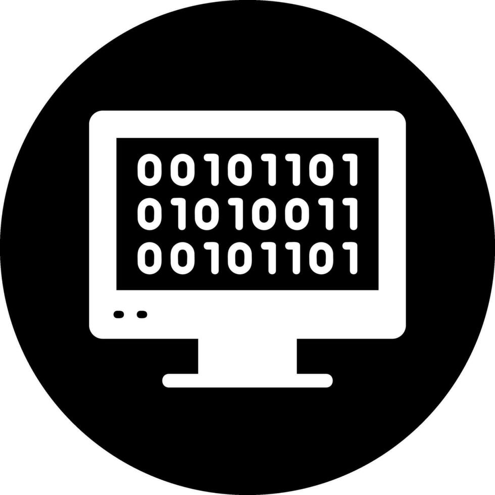 Binary Code Vector Icon