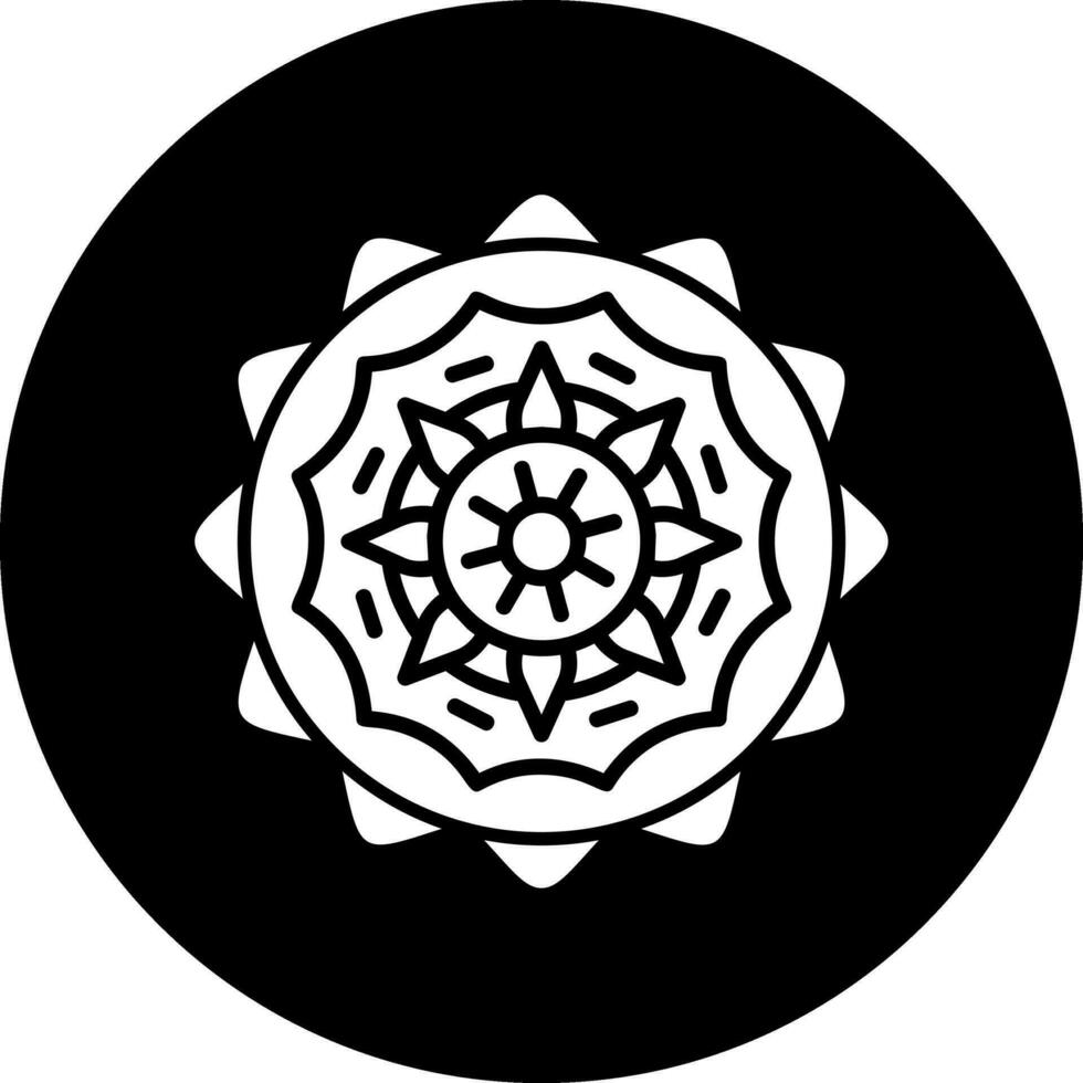 icono de vector de mandala