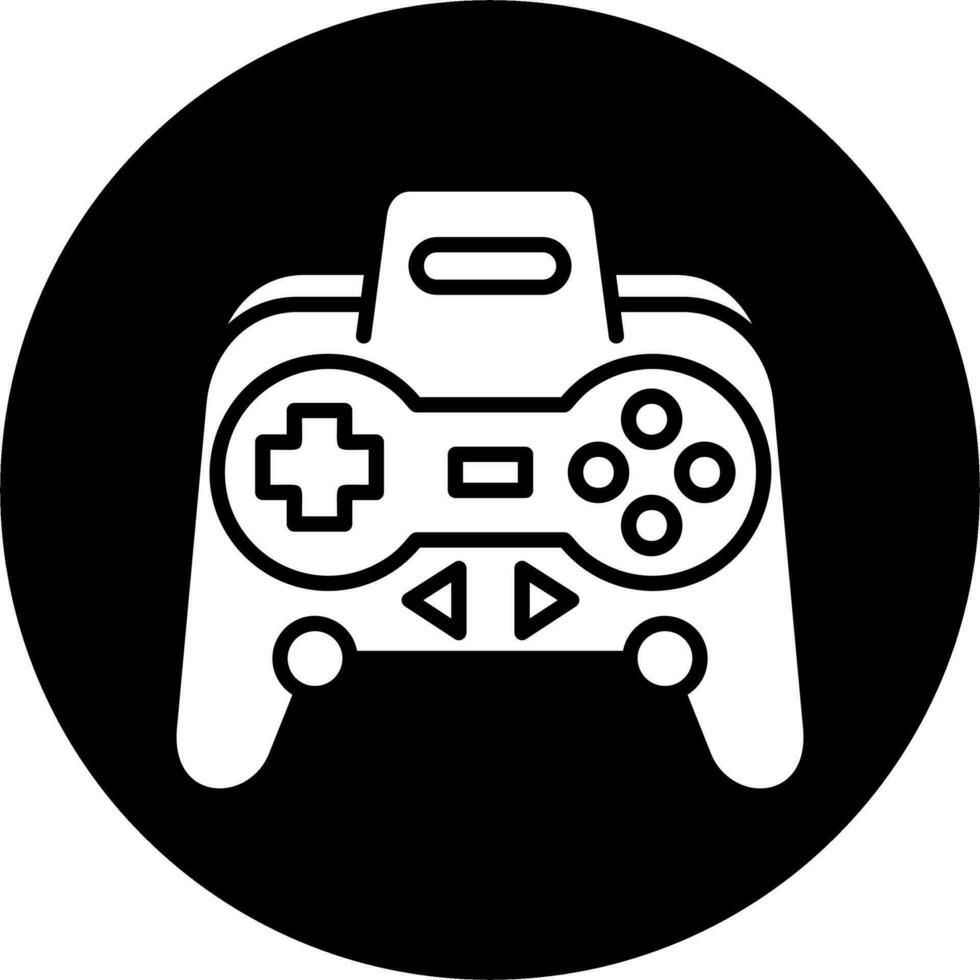 icono de vector de controlador de juego