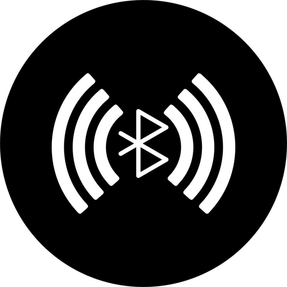 icono de vector de bluetooth