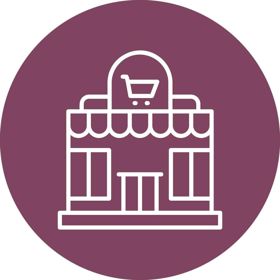 Supermarket Vector Icon
