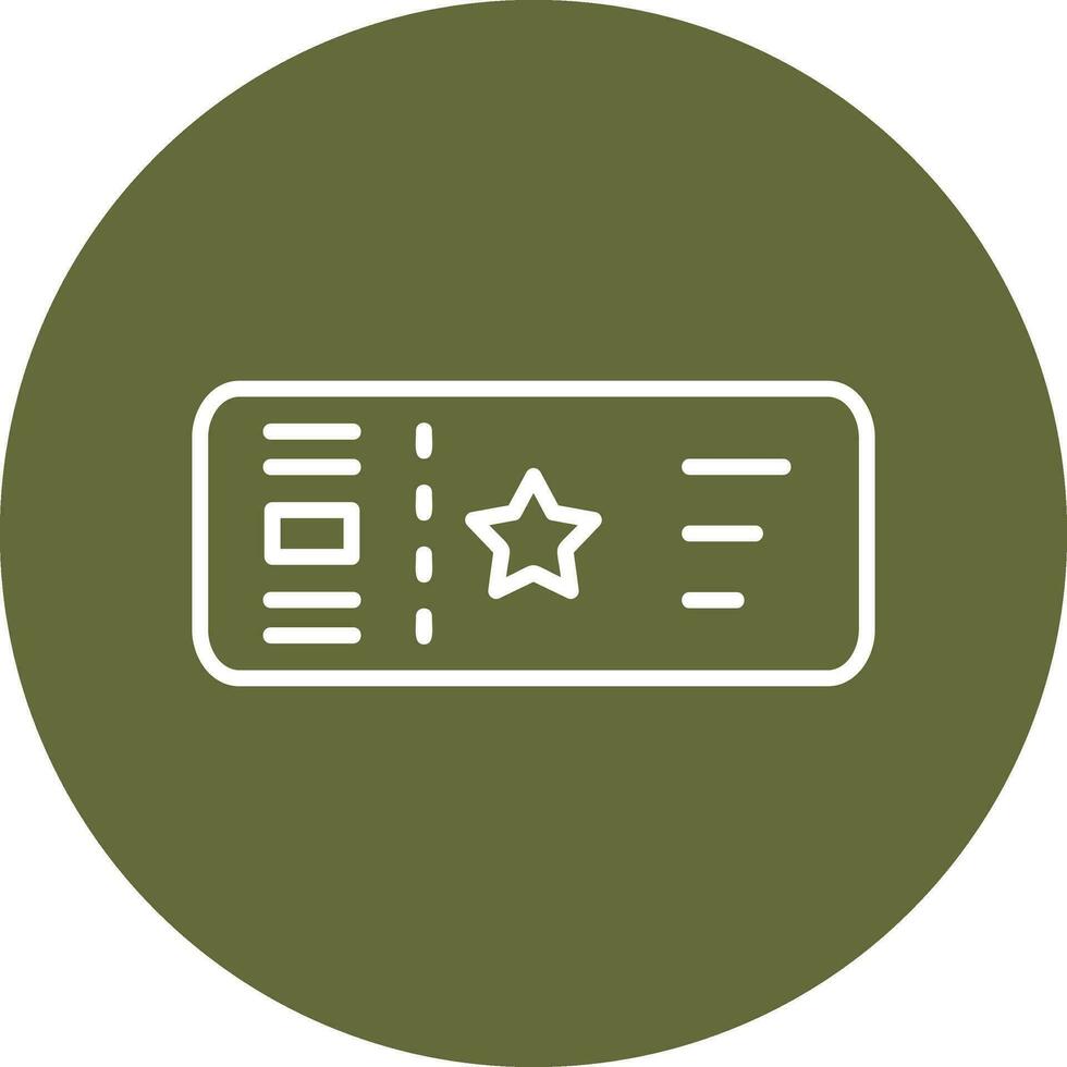 Ticket Vector Icon