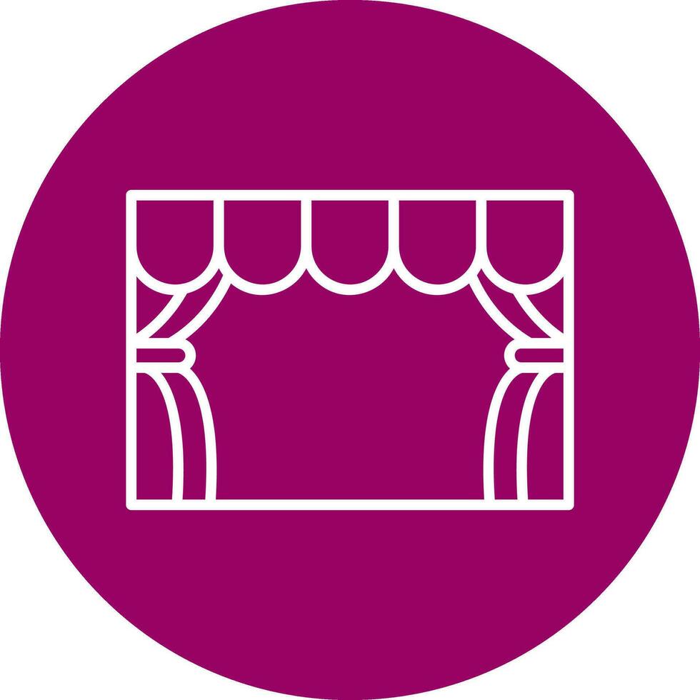 Stage Vector Icon