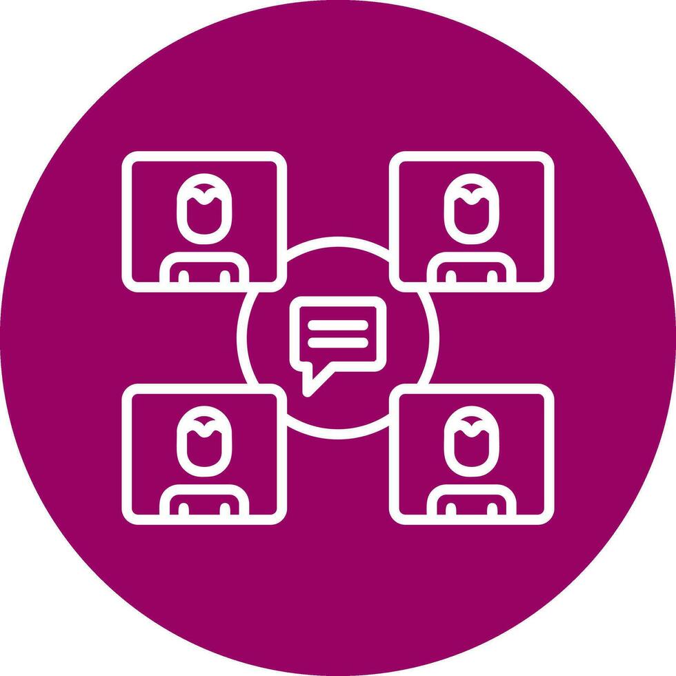 Group Chat Vector Icon