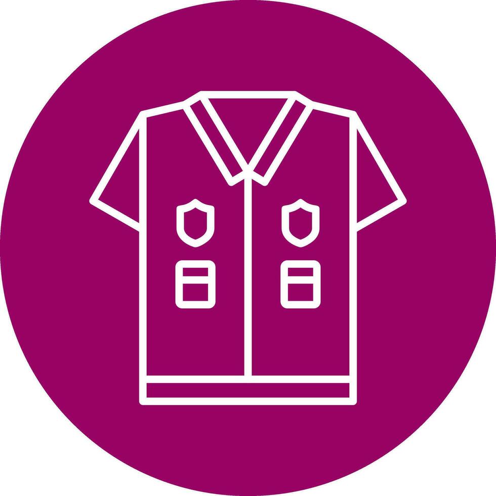 Police Uniform Vector Icon