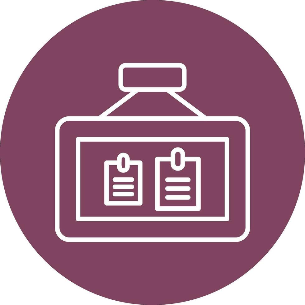 Pinboard Vector Icon