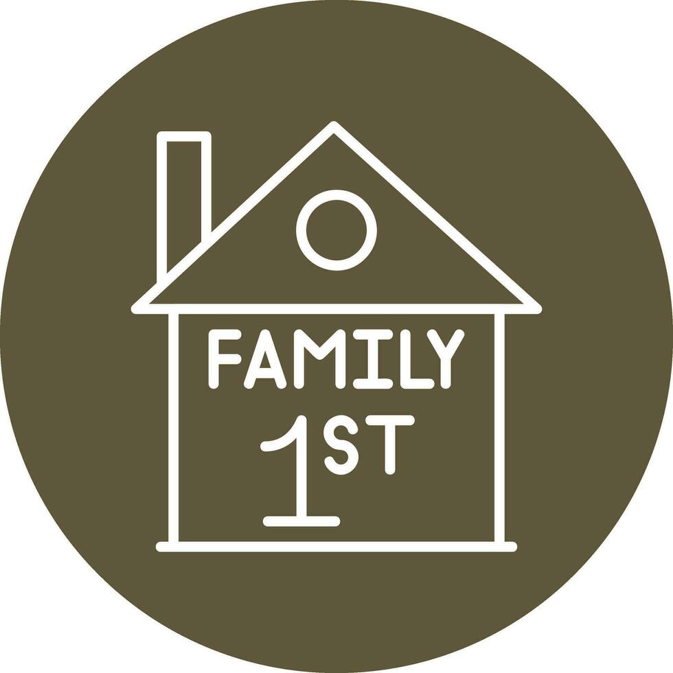 Family First Vector Icon