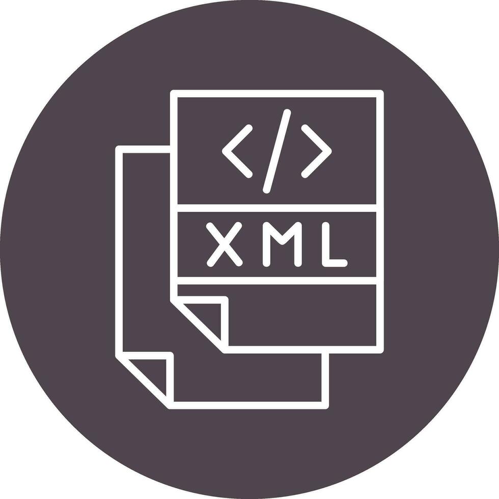Xml File Vector Icon