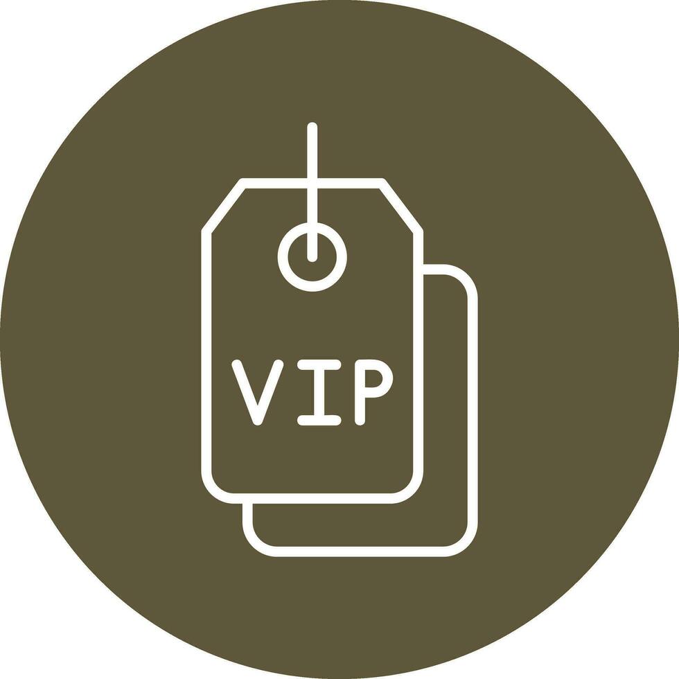 VIP oferta vector icono