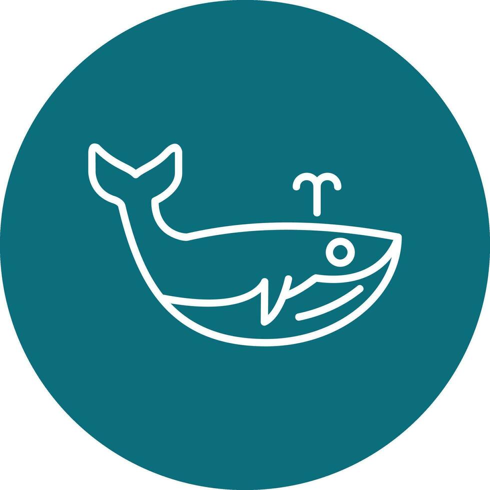 icono de vector de ballena